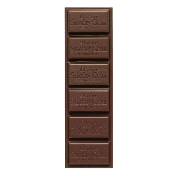 Chocolatina de Chocolates Simón Coll 60% Cacao con Leche 25g. (1)