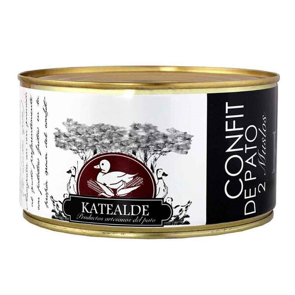 CONFIT DE PATO 2 MUSLOS KATEALDE 500g.