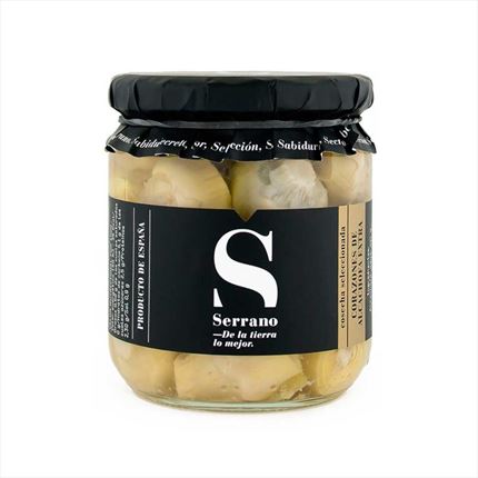 Corazones de Alcachofa Conservas Serrano | Delicia Natural en Cristal 16/20 Piezas