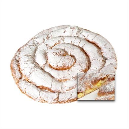 Ensaimada rellena de crema artesana | El Paladar