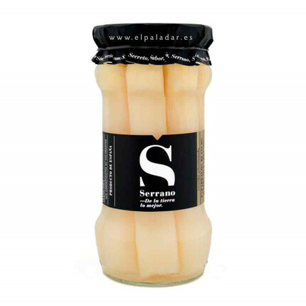 Espárrago Blanco Extra 6‑8 Frutos Conservas Serrano 345 g