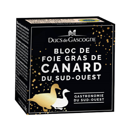 Bloc de Foie Gras de Canard du Sud-Ouest 65g: Delicioso bloc de foie gras para disfrutar de la auténtica tradición del suroeste