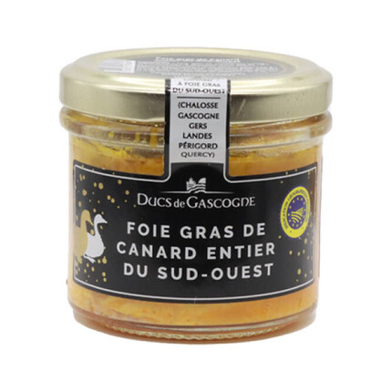 Foie Gras de Canard Entier du Sud-Ouest 90g: Exquisito foie gras de pato entero con el auténtico sabor del suroeste