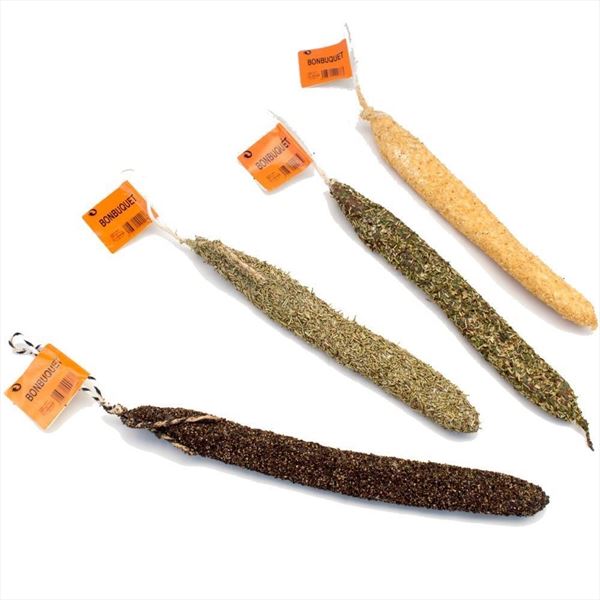Pack 4 Fuet Bonbuquet Sabores a Romero, Pimienta Negra, Hierbas y Ajo