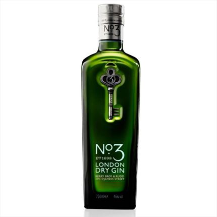 No. 3 London Dry Gin 70 cl | Gin premium 46 % ABV