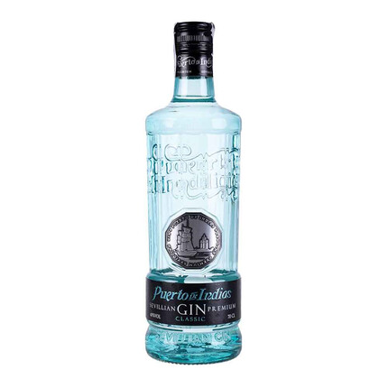 Ginebra Gin Puerto de Indias Classic Azul 70cl: Elegancia y frescura en cada sorbo