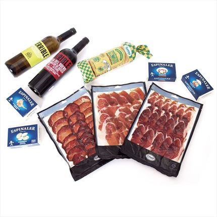 Pack Gourmet y Delicatessen | Mariscos, Vinos y Embutidos Ibéricos