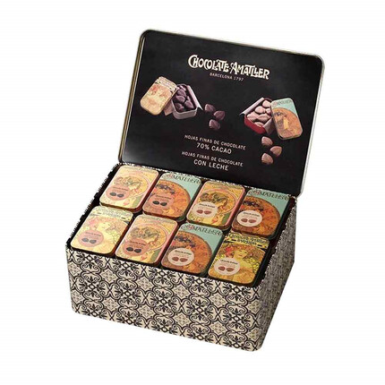 Hojas de Chocolate 30g en Expositor de Metal - Oferta Especial