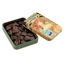 Hojas de Chocolate 70% Cacao con sal de Mar "Chocolates Amatller" Lata 60gr.