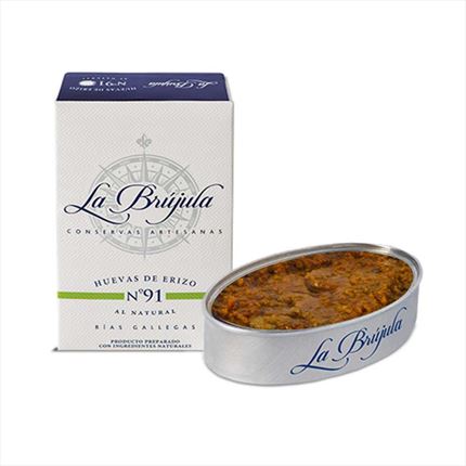 Huevas de Erizo al Natural de La Brújula: Delicatessen marina para los amantes del marisco