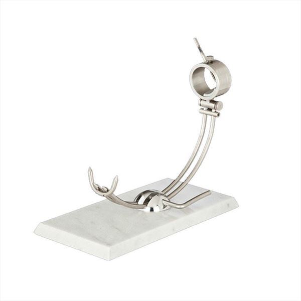 Jamonero Afinox con base de mármol blanco (Accesorio "V" Incluido)
