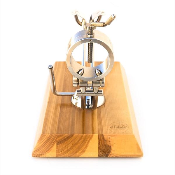 Jamonero Afinox Primus con base de madera de fresno (4)