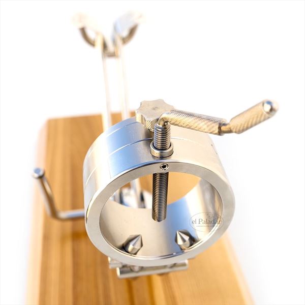 Jamonero Afinox Primus con base de madera de fresno (5)