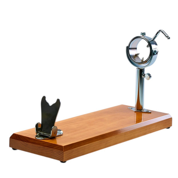 Jamonero Bello Aconcagua Nogal – Base madera pino, giratorio 500×220×330 mm (1)
