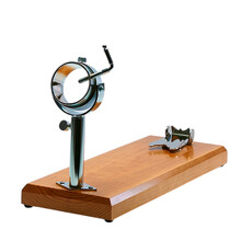Jamonero Bello Aconcagua Nogal – Base madera pino, giratorio 500×220×330 mm