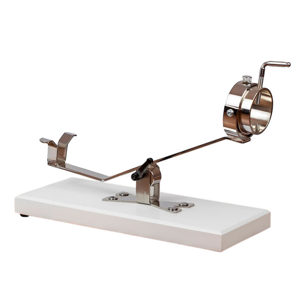 Bello Aneto White Ham Stand – Lacquered MDF, rotating & tilting (500×200×340 mm)