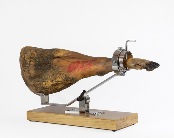 Supporto Prosciutto Bello Aneto Noce – MDF laccato con sistema girevole e inclinabile (500×200×340 mm) (3)