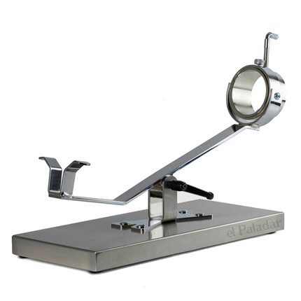 Jamonero Bello Mulhácen Inox – Soporte giratorio en acero Inox