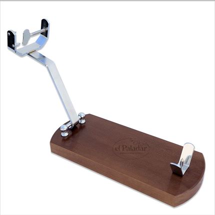 oporte Jamonero Plegable Lacado Nogal G-Basic 4534 | El Paladar