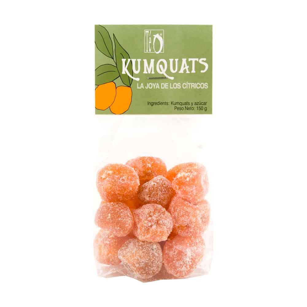 Kumquats Azucarados TéO 150g Deliciosos y dulces kumquats para disfrutar