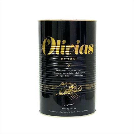 Lata Aceituna Kalamata de Olivias By Tast 2,5Kg: Auténticas aceitunas griegas.