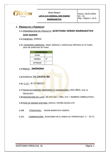 Olivias by Tast "Marrakesh" Spiced Olives – 2.5 kg (2)