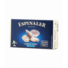 Lata de Almeja Fina Extra al Natural "Espinaler" 20/30 Piezas.
