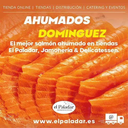 Lomo de Salmón Ahumado Precortado de Ahumados Dominguez 100gr. (1)