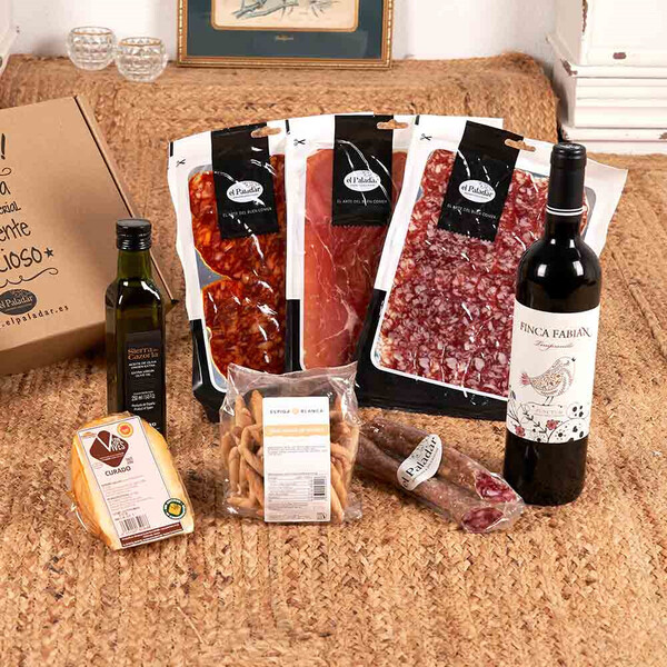 Lote Empresa 040-25 — vino, ibéricos, queso y aceite