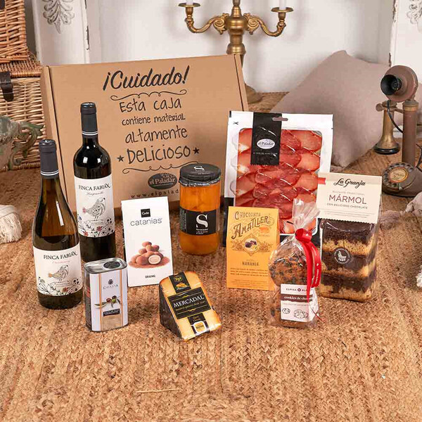 Lote Empresa 070-25 — vinos, queso, dulces y embutidos