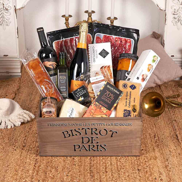 Lotto Gour 380-25 — vini, cava, salumi iberici, foie & dolci