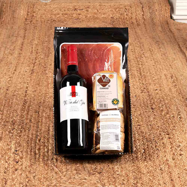 Lote Gourmet DT 002‑25 — Vino, queso y snacks seleccionados
