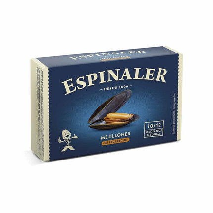 Mejillones Escabeche Rías Gallegas 10–12 uds – Conserva gourmet