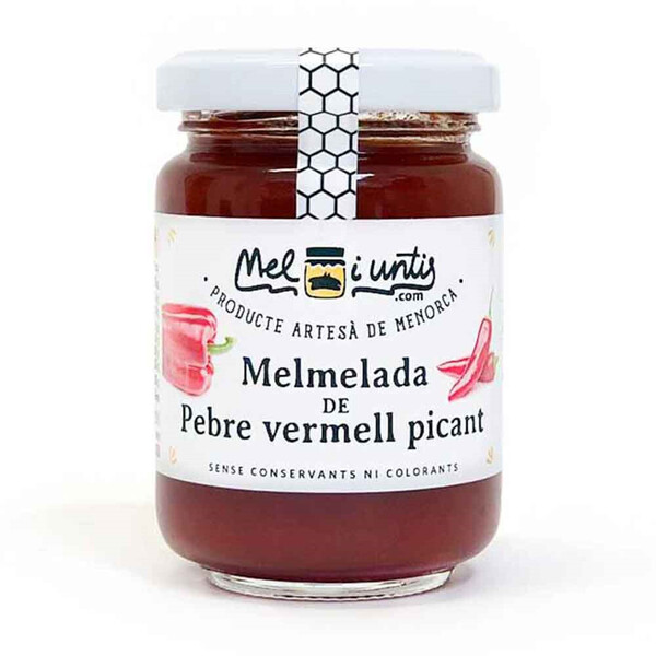 Mermelada De Pimientos Rojos Picantes Mel I Untis 200Gr.