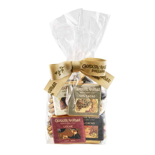 NAPOLITANAS MINI CHOCOLATES SURTIDOS 120g. CHOCOLATES AMATLLER 2826