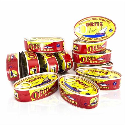 Pack 6 Latas Conservas Bonito del Norte OL-120 | Aceite y Escabeche