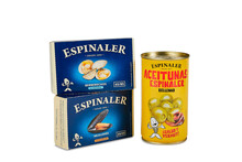 Pack Aperitivo Garbi Espinaler, Berberechos, Mejillones y Aceitunas Rellenas de Anchoas