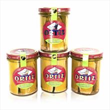 Pack Bonito del Norte en Aceite Virgen Extra Tarro 260 Ortiz X4