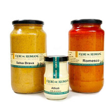 Pack Salsas Flor De Romaní - Romesco, Brava Y Alioli