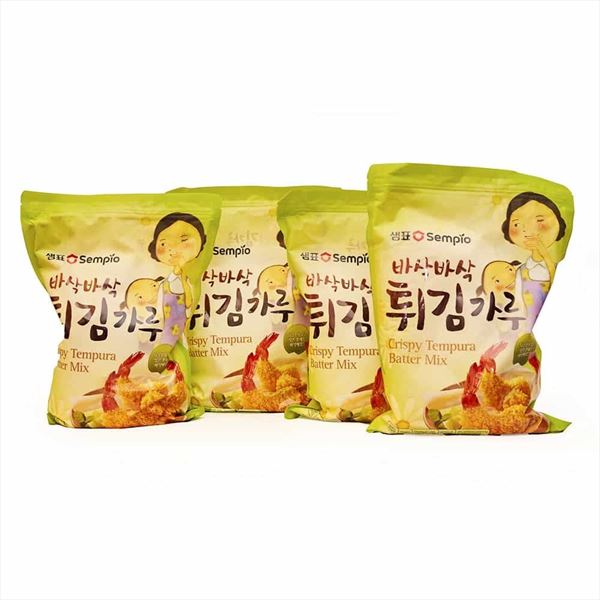 PACK TEMPURA MEZCLA CRUJIENTE SEMPIO x4 / CRISPY TEMPURA BATTER MIX (PESO POR BOLSA 1Kg.)