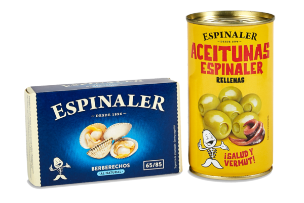 Pack Tornado Aceitunas con Anchóa y Berberechos "Espinaler"