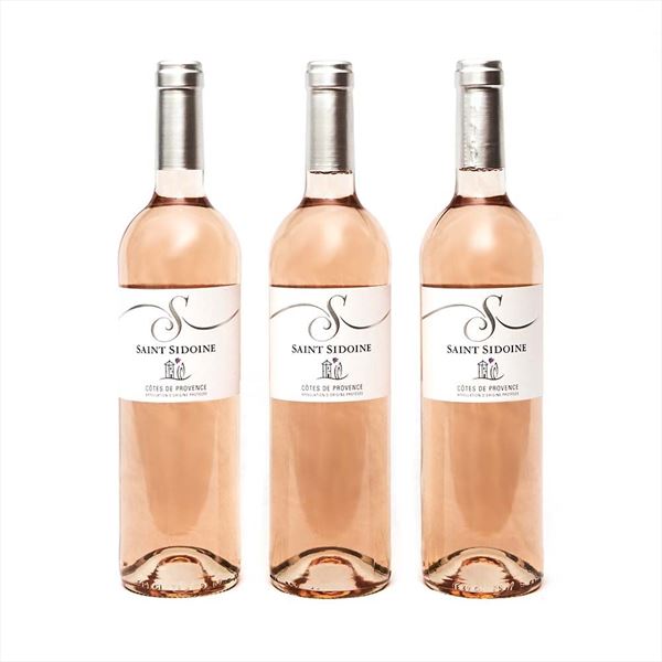 Pack Vino Rosado Francés - Rose Saint Sidoine Cotes De Provence 75Cl. (X3)