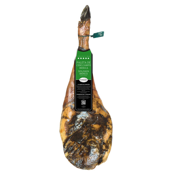 Paleta de Cebo Campo Ibérico 50% Raza Ibérica (con Cuchillo  de Regalo)