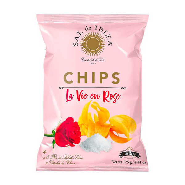 Patatas fritas / Chips Vie Rose Sal de Ibiza 125g.