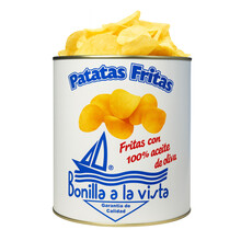 Patatas Fritas Bonilla a la Vista – Lata 500 g (Aceite de Oliva y Sal Marina)