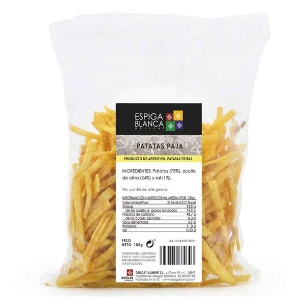 Patatas Paja de Espiga Blanca 100gr.