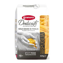 Pasta Granoro Dedicato Penne Rigate 500g.