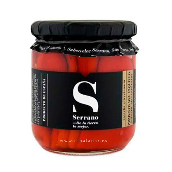 Pimiento del Piquillo Entero de Conservas Serrano 340gr.