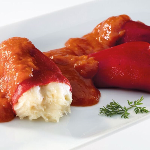 Pimiento Relleno De Bacalao En Salsa (1)