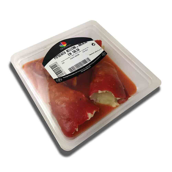 Pimiento Relleno De Bacalao En Salsa